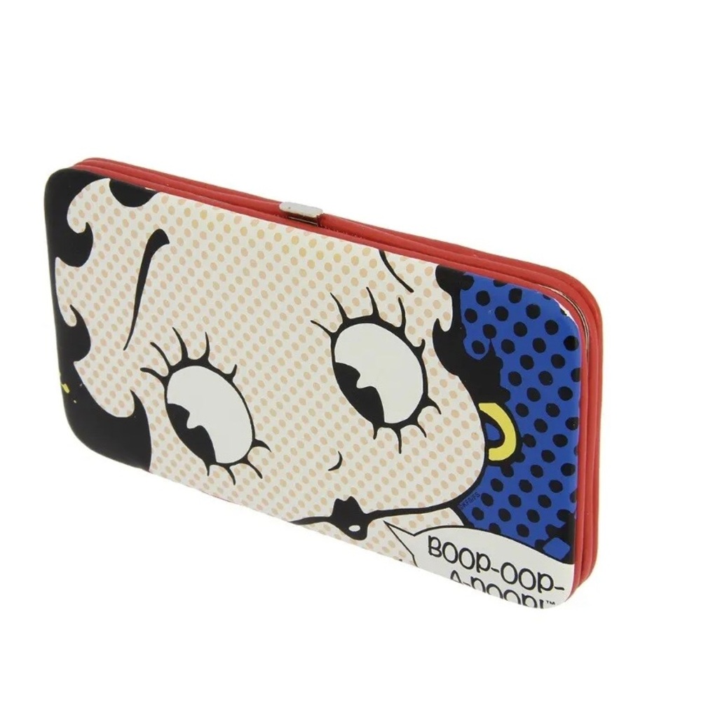 Betty Boop Pop Long Wallet, Polka Dot, New W Tags!